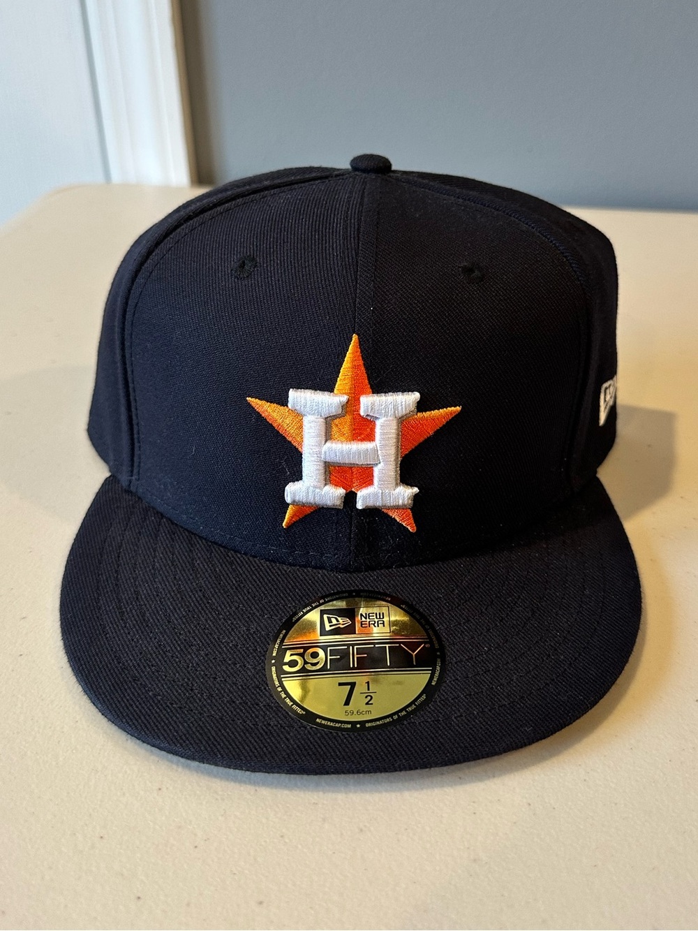 New Era Astros MLB26 JRD 5950 Cap in Navy Orange